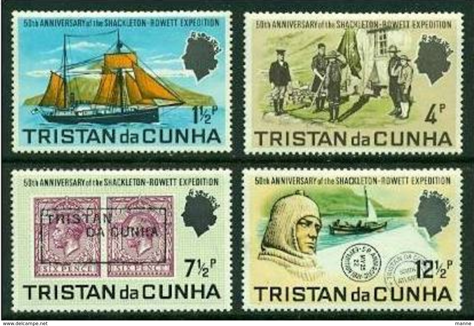 -Tristan Da Cunha-1971-"Shackleton Expedition Anniversary" (*) - Tristan Da Cunha