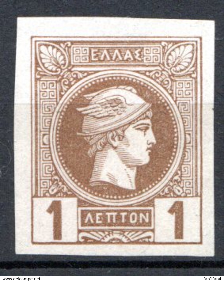 GRECE (Royaume) - 1886-88 - N° 55 - 1 L. Brun - (Tête De Mercure) - Unused Stamps