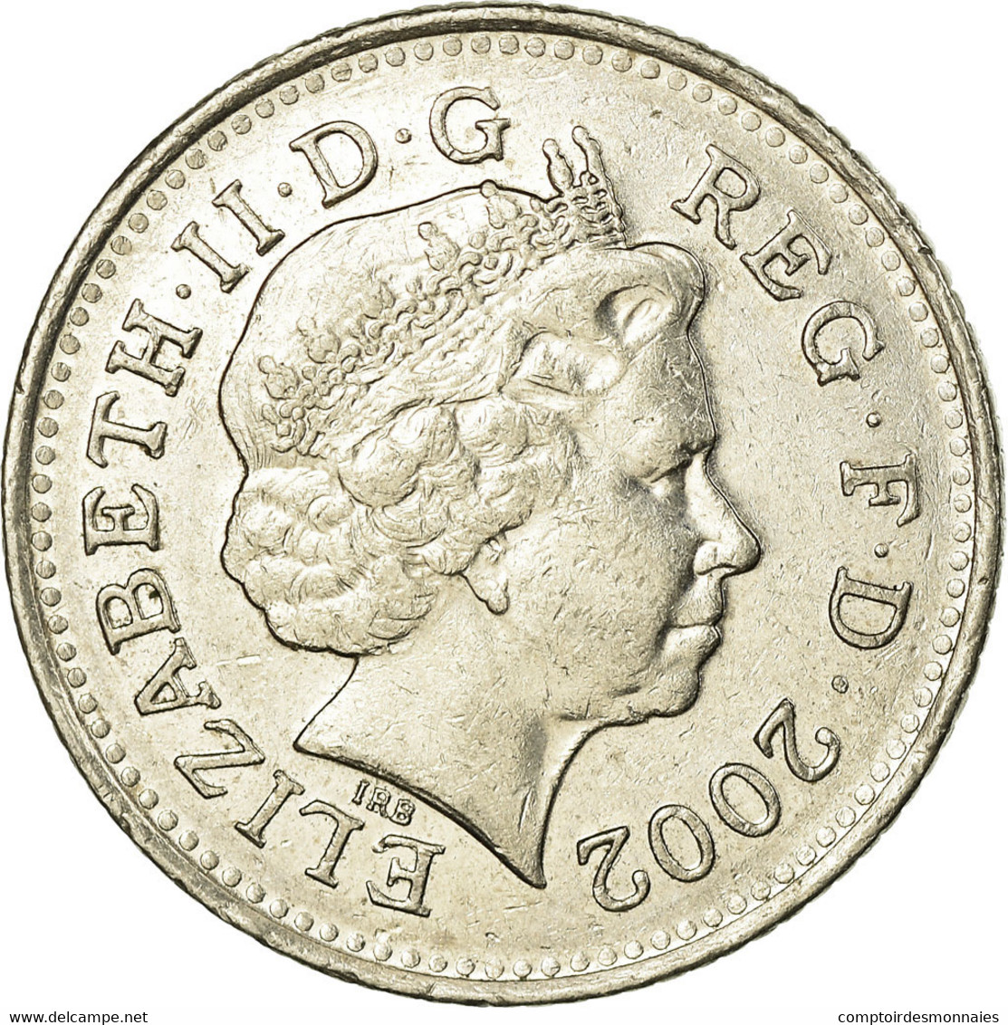 Monnaie, Grande-Bretagne, Elizabeth II, 10 Pence, 2002, TTB, Copper-nickel - 10 Pence & 10 New Pence