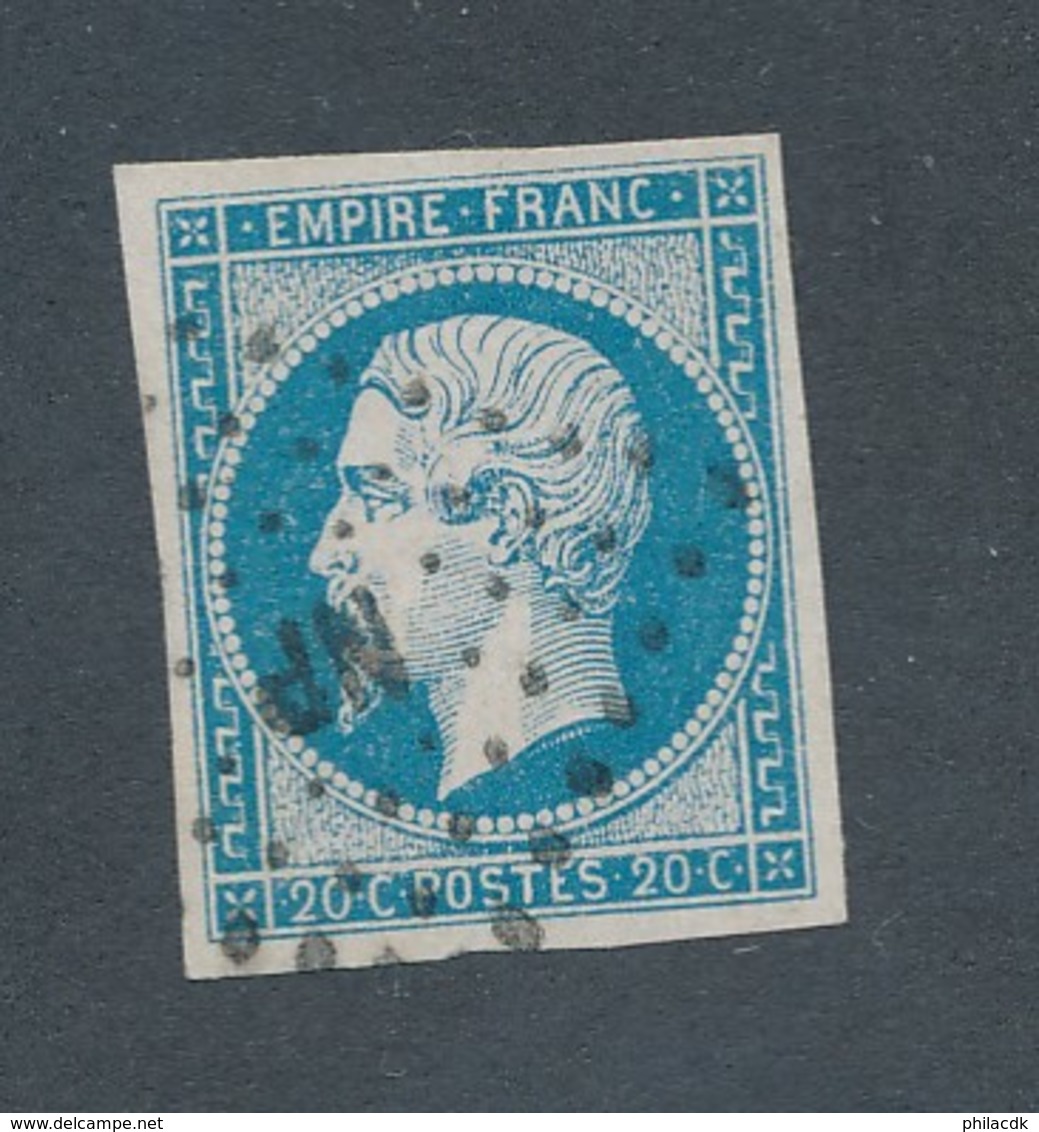 FRANCE - N°14A OBLITERE AMBULANT NP - 1854 - 1853-1860 Napoléon III.