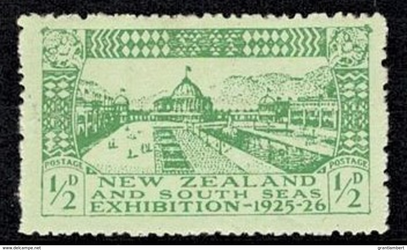 New Zealand 1925 Dunedin Exhibition 1/2d MH - - - Unused Stamps
