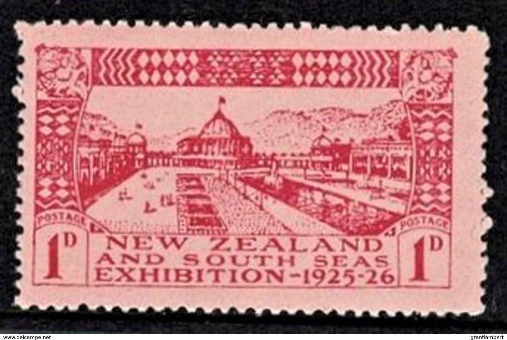 New Zealand 1925 Dunedin Exhibition 1d MH - Ungebraucht