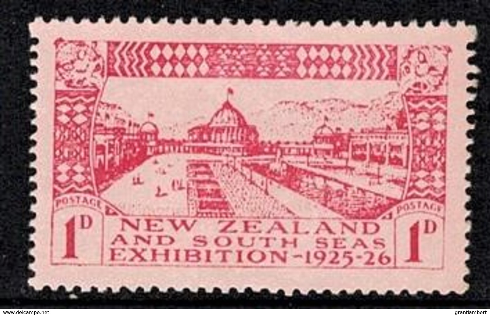 New Zealand 1925 Dunedin Exhibition 1d Mint No Gum - Neufs