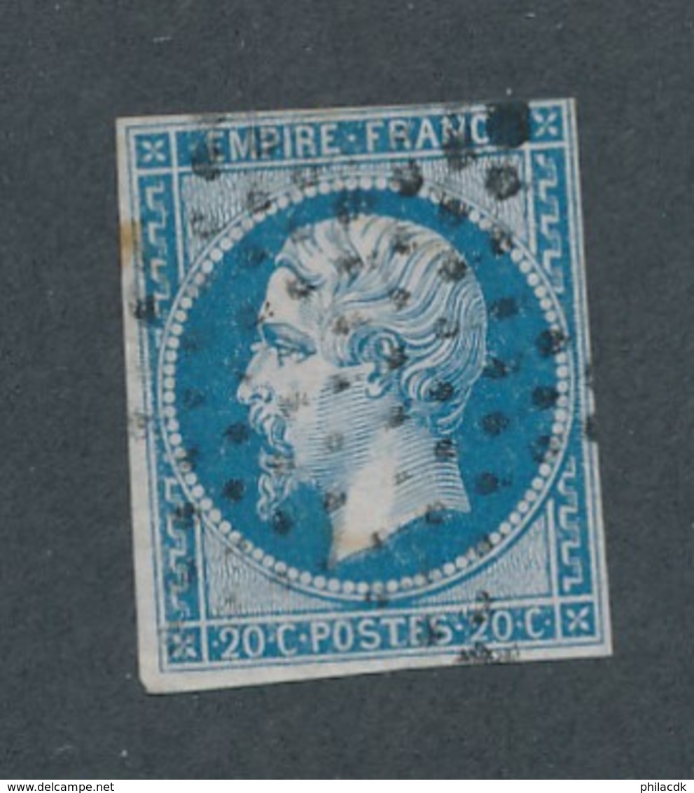 FRANCE - N°14B OBLITERE ETOILE DE PARIS - 1860 - 1853-1860 Napoleone III