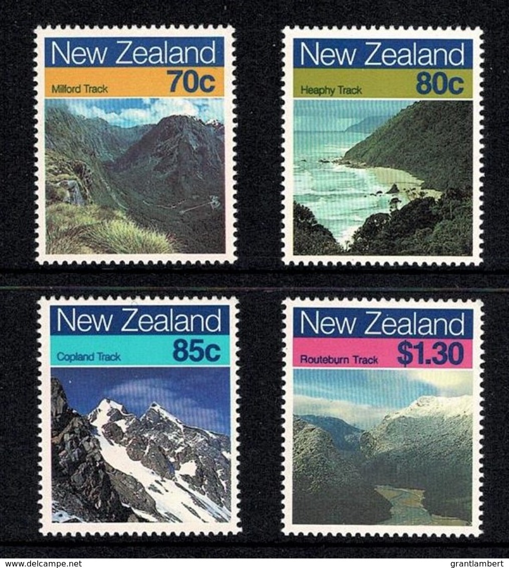 New Zealand 1988 Walking Tracks Set  Of 4 MNH - Ungebraucht