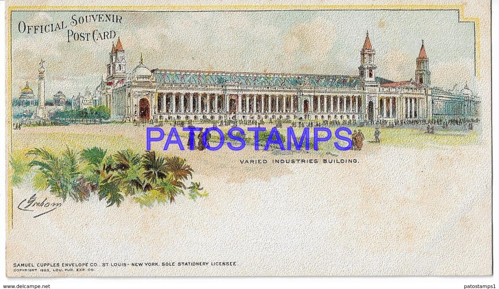 128678 US ART ARTE SIGNED VARIED INDUSTRIES BUILDING MULTI VIEW POSTAL POSTCARD - Other & Unclassified
