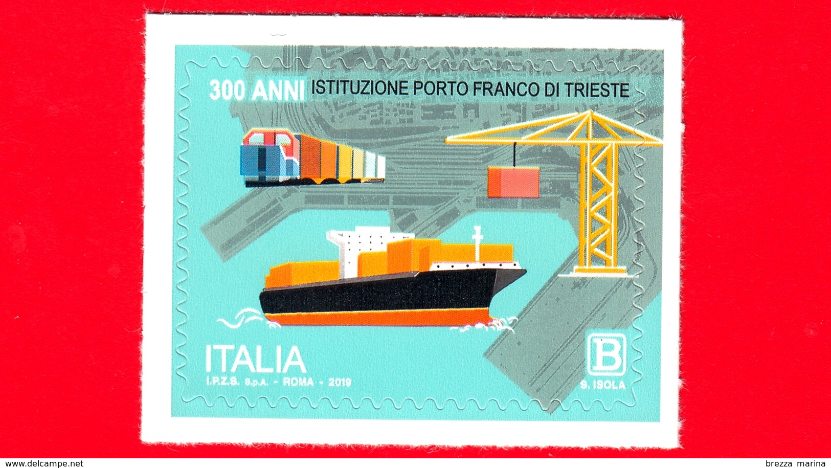 Nuovo - MNH - ITALIA - 2019 - 300 Anni Del Porto Franco Di Trieste – Mappa - B - 2011-20: Mint/hinged