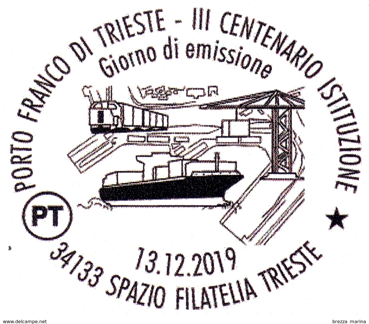 Nuovo - MNH - ITALIA - 2019 - 300 Anni Del Porto Franco Di Trieste – Mappa - B - 2011-20: Mint/hinged