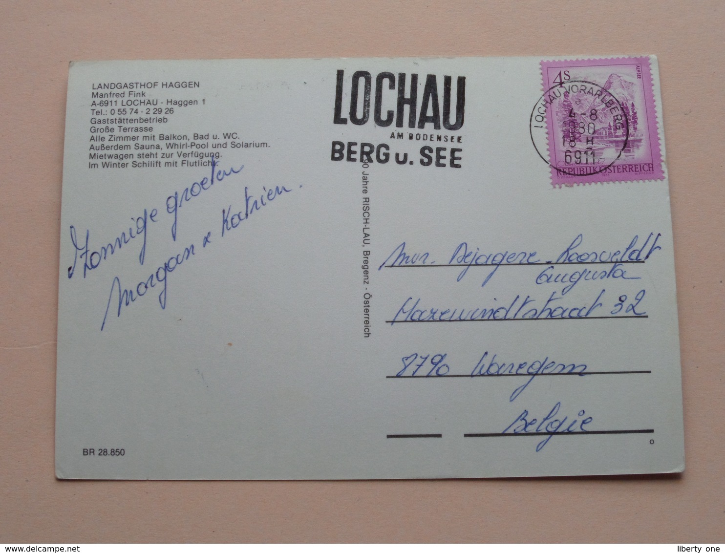 Landgasthof HAGGEN Lochau A-6911 ( Risch-Lau ) Anno 1980 ( Voir / See Photo Details ) ! - Lochau