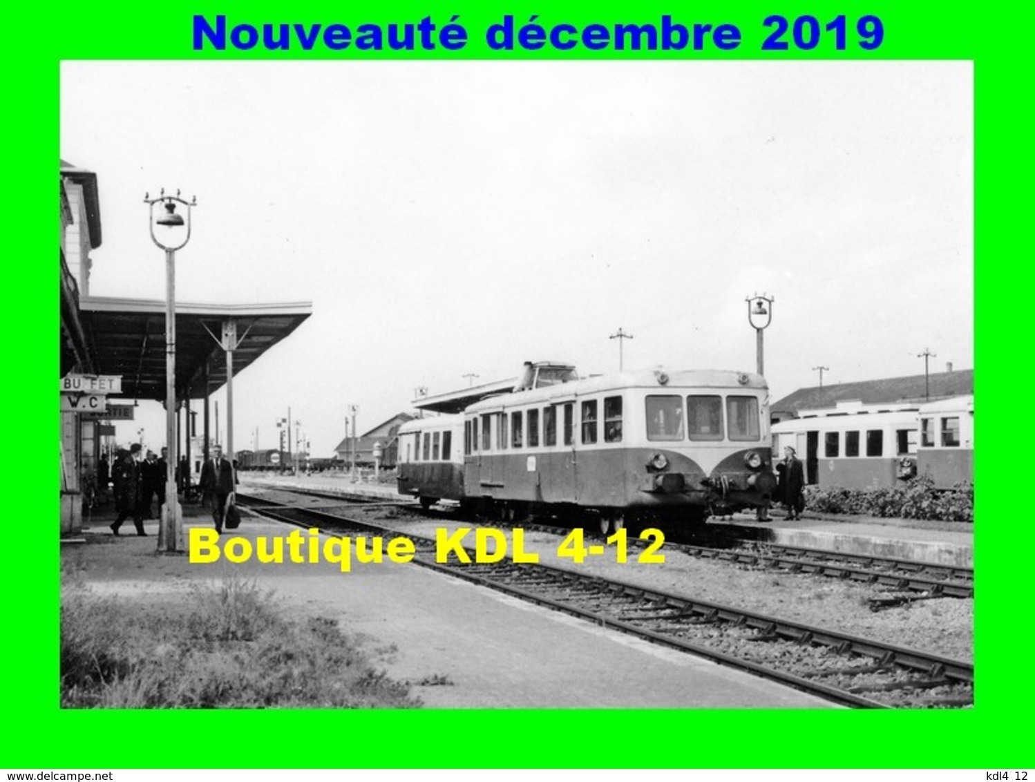 AL 636 - Autorail 150 CV En Gare - PITHIVIERS - Loiret - SNCF - Trains