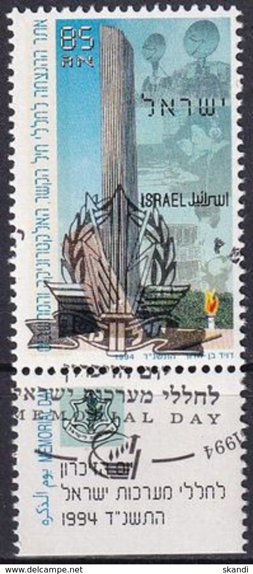 ISRAEL 1994 Mi-Nr. 1298 O Used - Aus Abo - Gebraucht (mit Tabs)