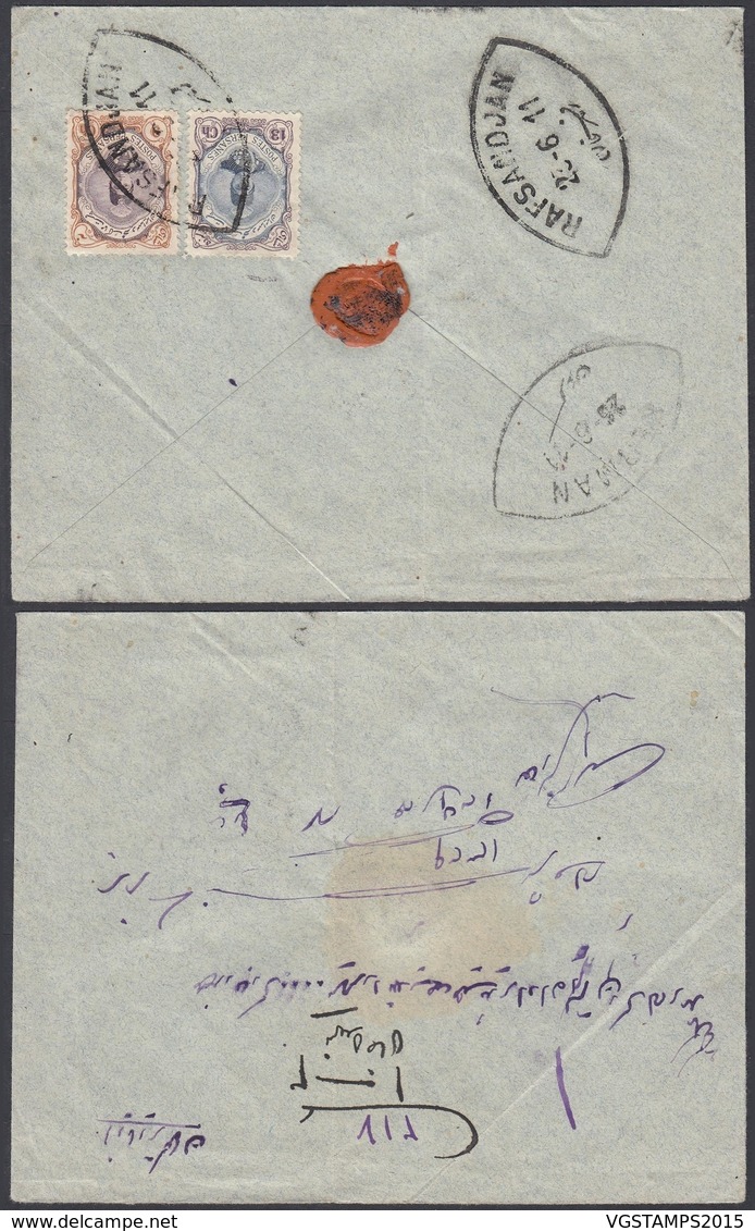 IRAN LETTRE DE RAFSANOJAN 1911 (DD) DC-6362 - Iran