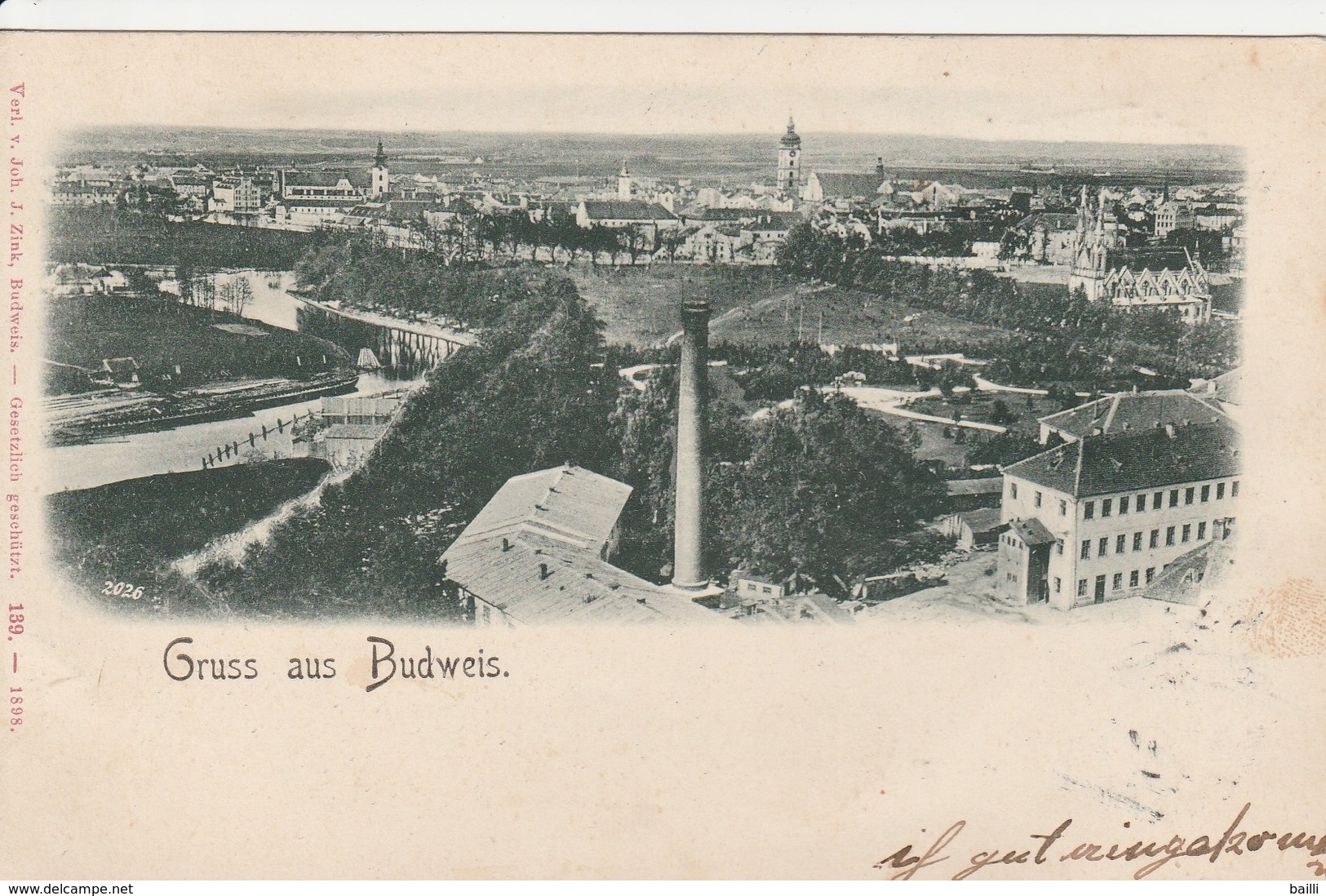 Autriche Cachet Rankweil Sur Carte Postale Budweis 1899 - Lettres & Documents