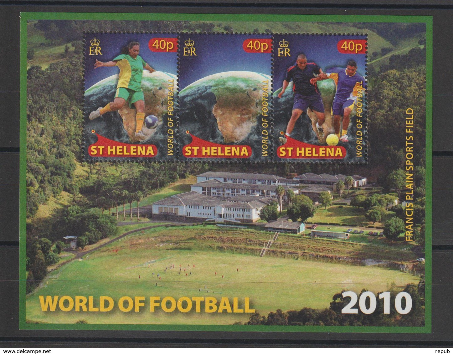 Sainte Hélène 2010 Football Afrique Du Sud 2010 BF 51 ** MNH - Sainte-Hélène