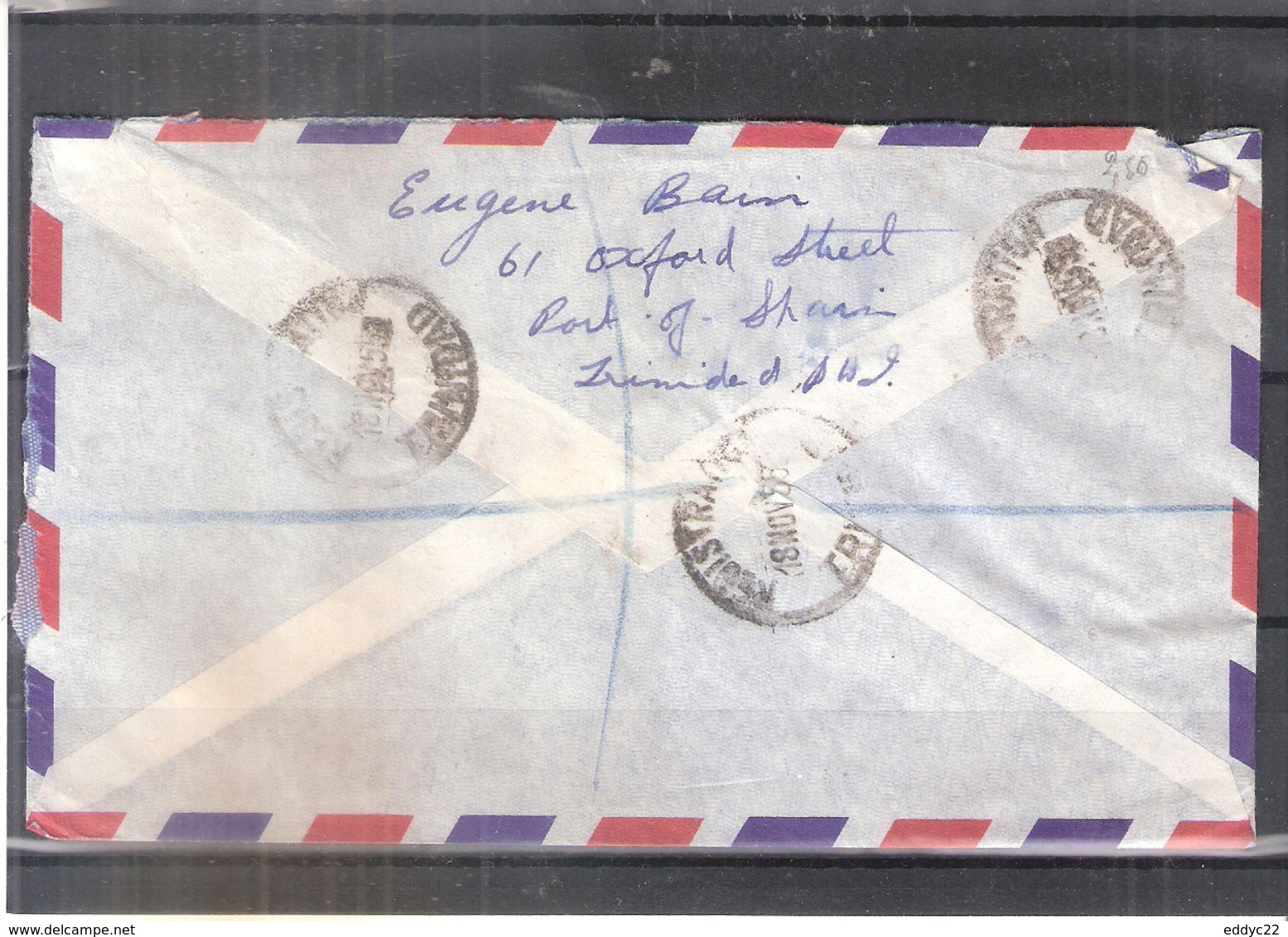 Registered Cover From Trinidad & Tobago To England - 1955 (to See) - Trinité & Tobago (1962-...)