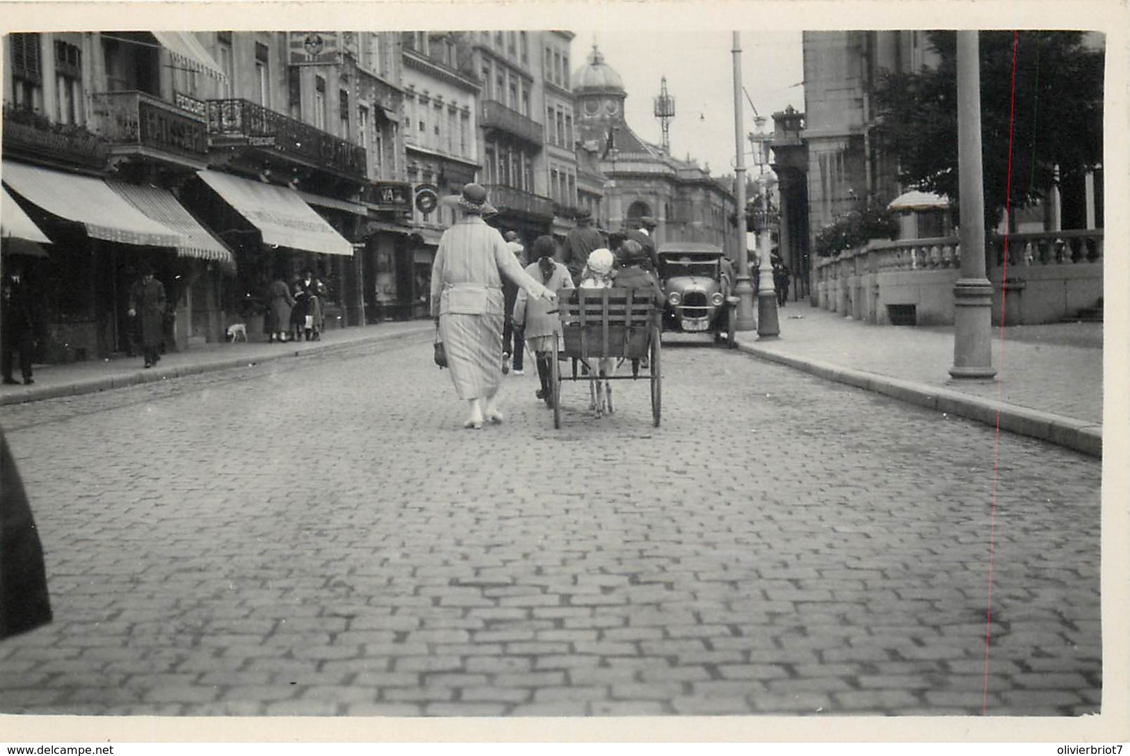 Belgique - Spa - Carte-Photo - En Ballade Vers Le Pouhon - Attelage Pour Enfants - Spa