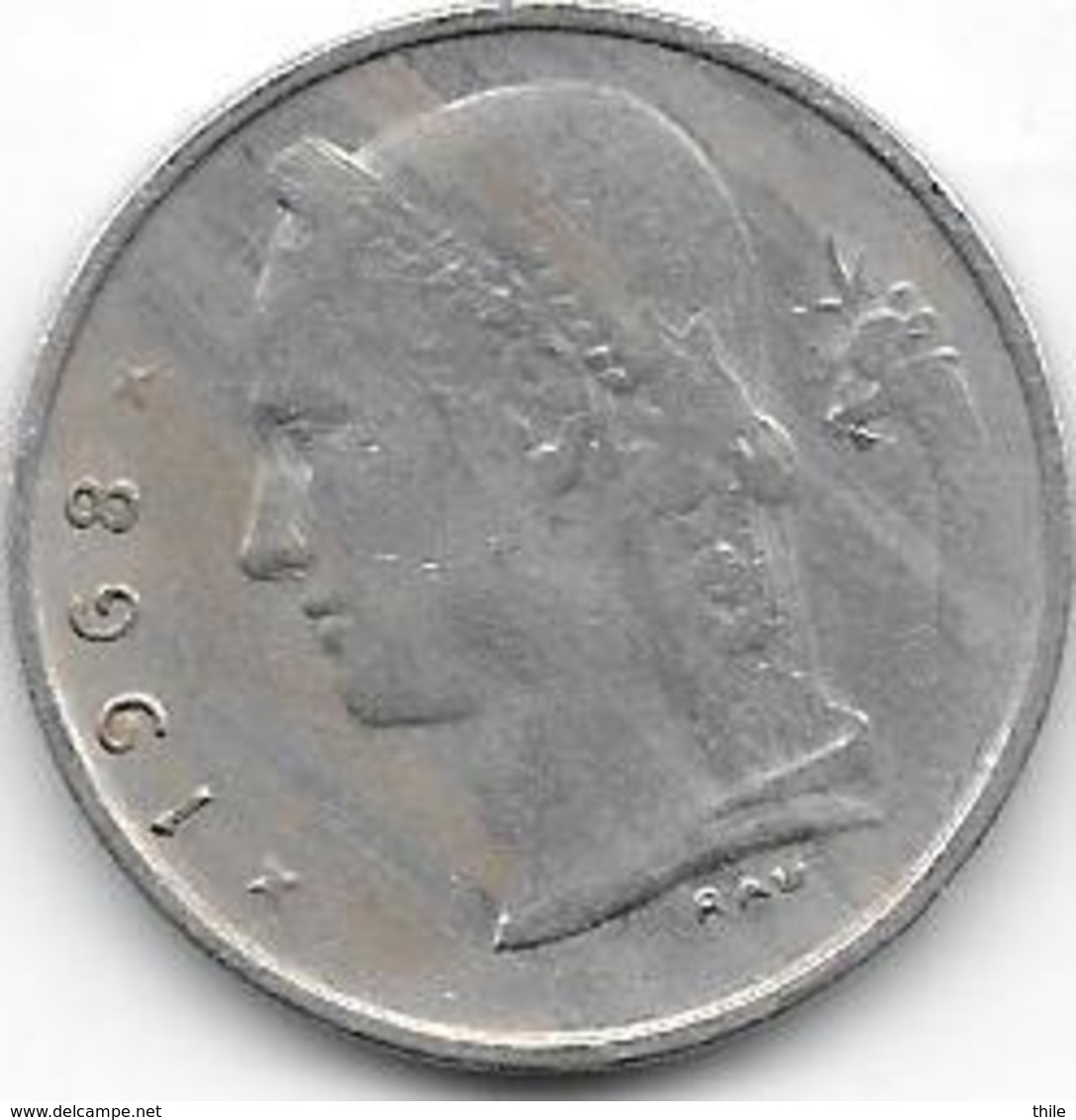 BELGIQUE 1968 - 1 Franc - 1 Franc