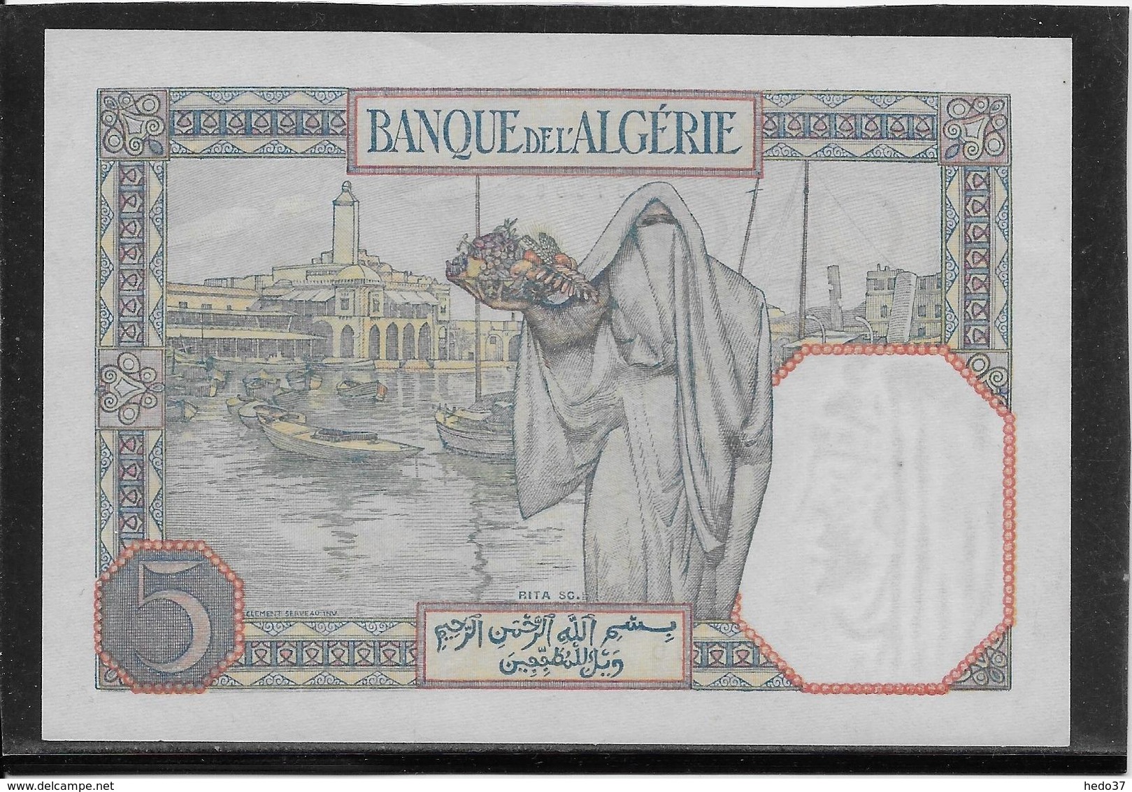 Algérie - 5 Francs - Pick N°77 - SPL/NEUF - Algérie