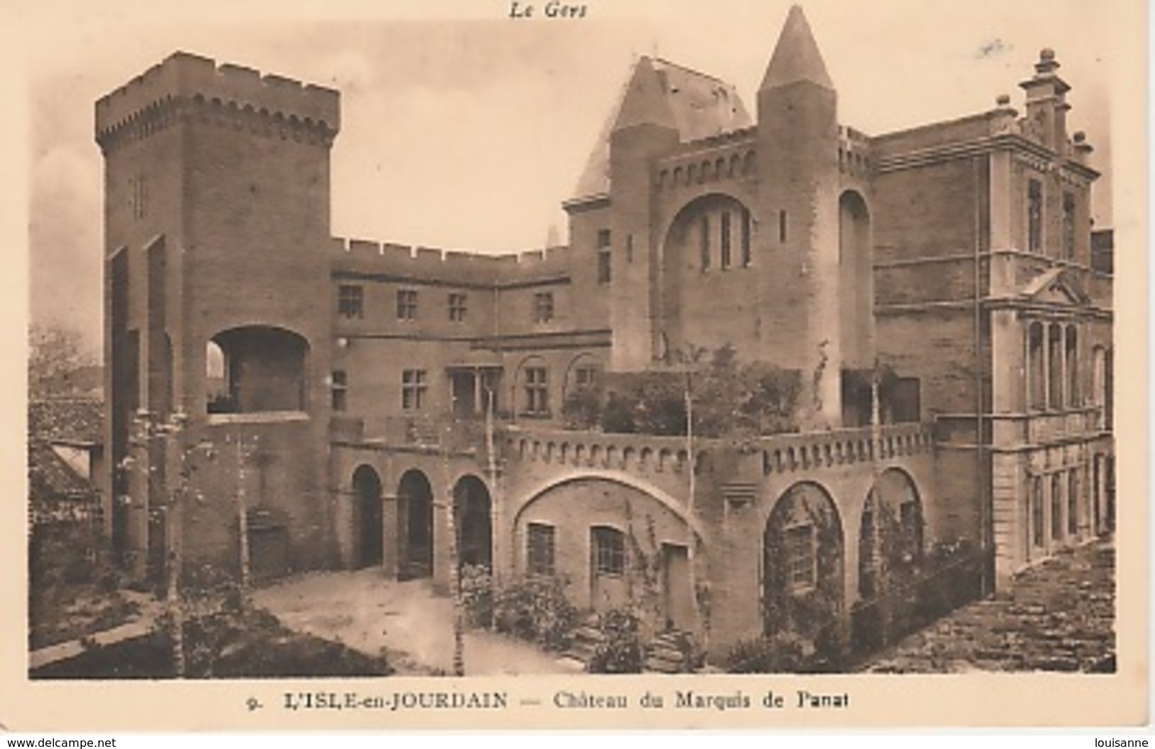 20 / 1 / 361. - L'ISLE -EN - JOURDAIN   ( 32 ) CHÂTEAU  DU  MARQUIS  DE  PANAT - Autres & Non Classés