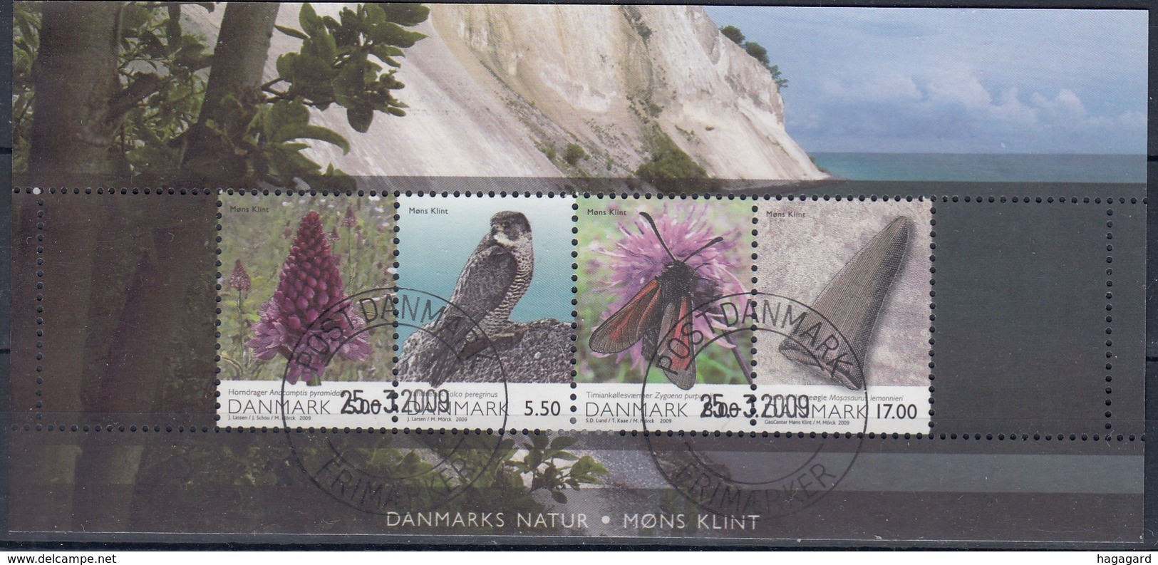 +Denmark 2009. Nature Of Møns Klint. Bloc. AFA 1575. Oblitéré / Cancelled - Blocks & Sheetlets