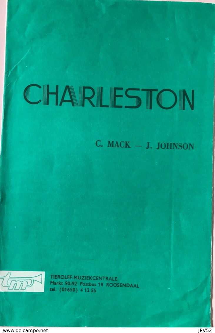 (71) Partituur - Partition - Charleston - C. Mack - J Johnson - Keyboard Instruments