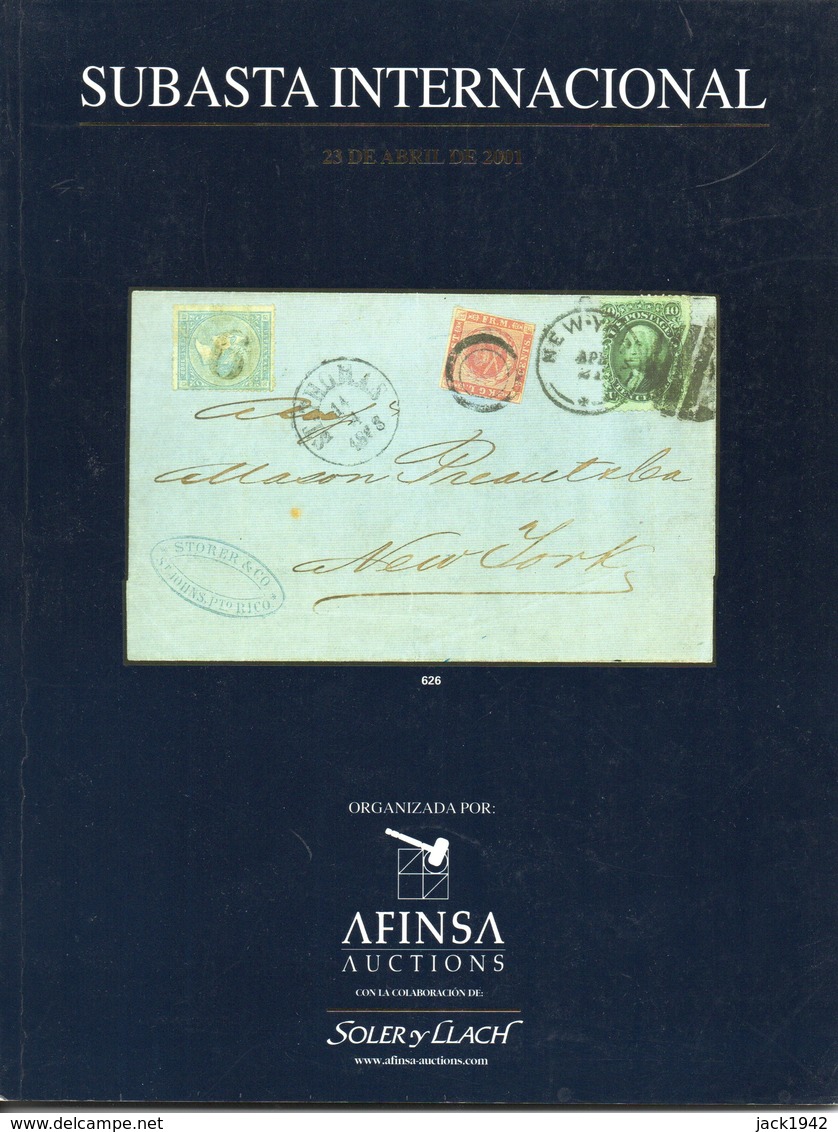 International Postal History Auction - Soler Y Llach 2001 - Auktionskataloge