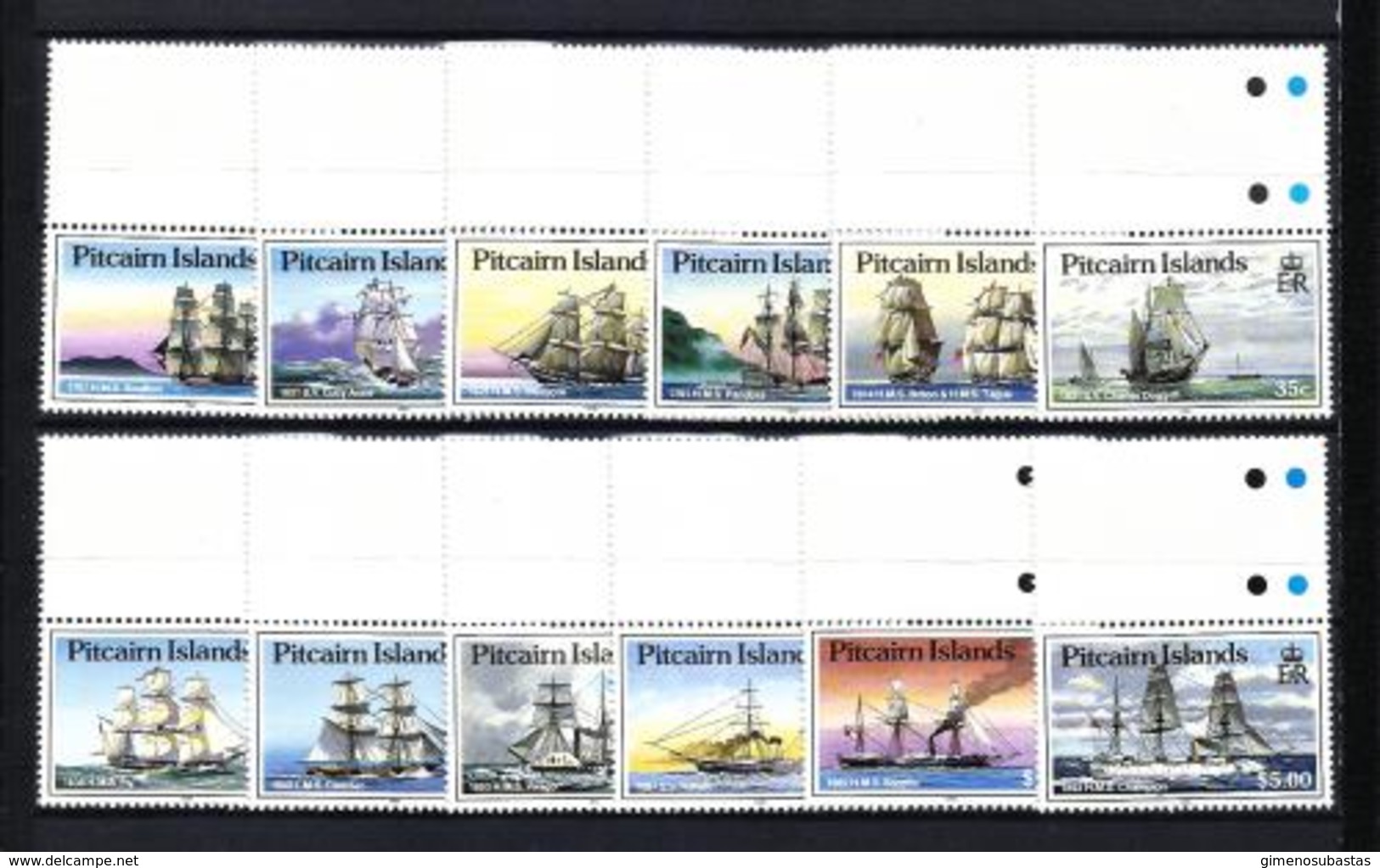 Islas Pitcairn (Británicas)  Nº 297/308 En Nuevo - Islas De Pitcairn