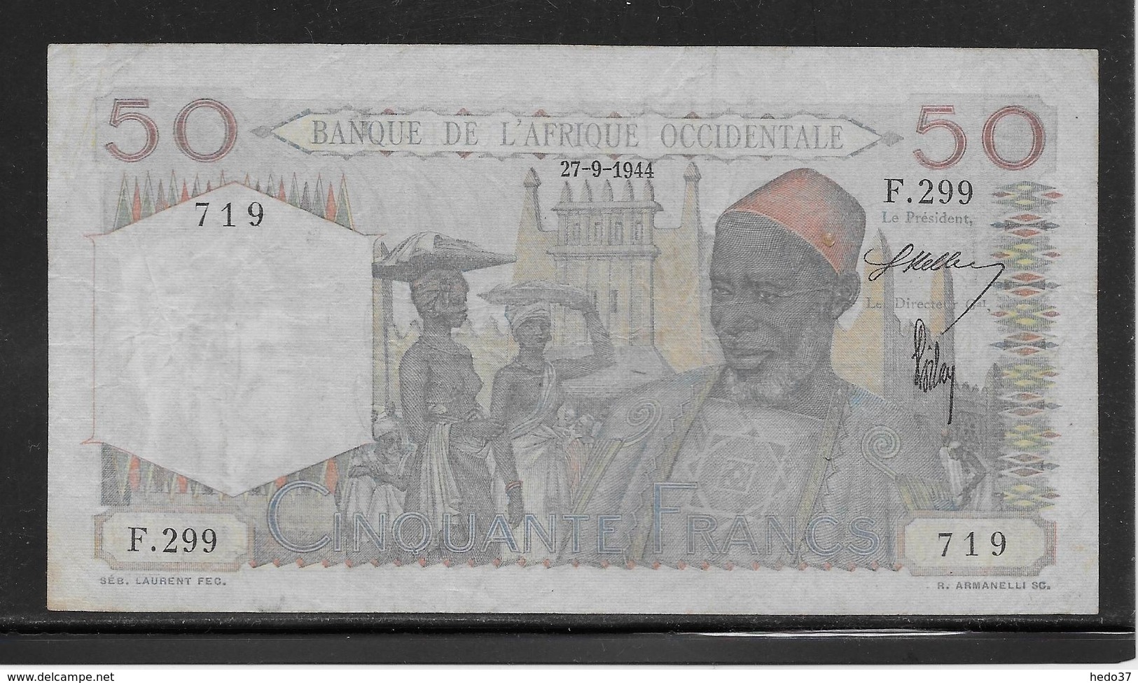 A.O.F. - 50 Francs - Pick N°39 - TTB - Autres - Afrique