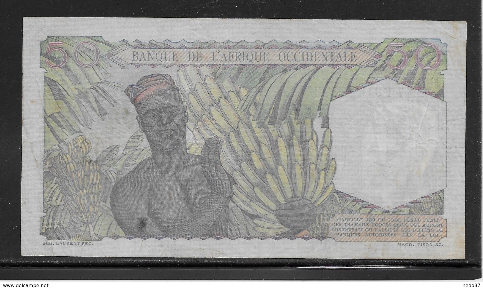 A.O.F. - 50 Francs - Pick N°39 - TTB - Autres - Afrique