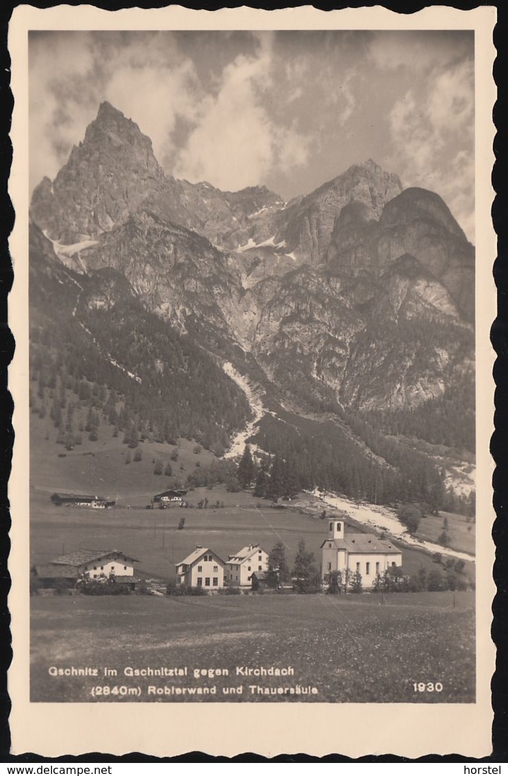 Austria - 6150 Gschnitz - Gschnitztal Gegen Kirchdach (echte Photographie) - Steinach Am Brenner