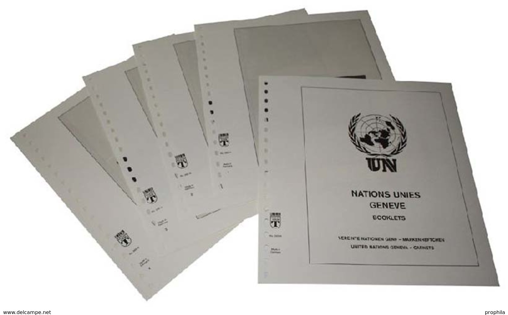Lindner-T Nachtrag Vordruckblätter Vereinte Nationen GENF Kleinbogen 2019 Zusammendruckbogen - Vordruckblätter