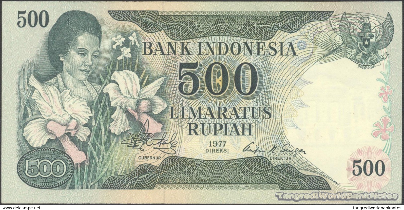 TWN - INDONESIA 117 - 500 Rupiah 1977 Prefix NBO﻿ UNC - Indonesia