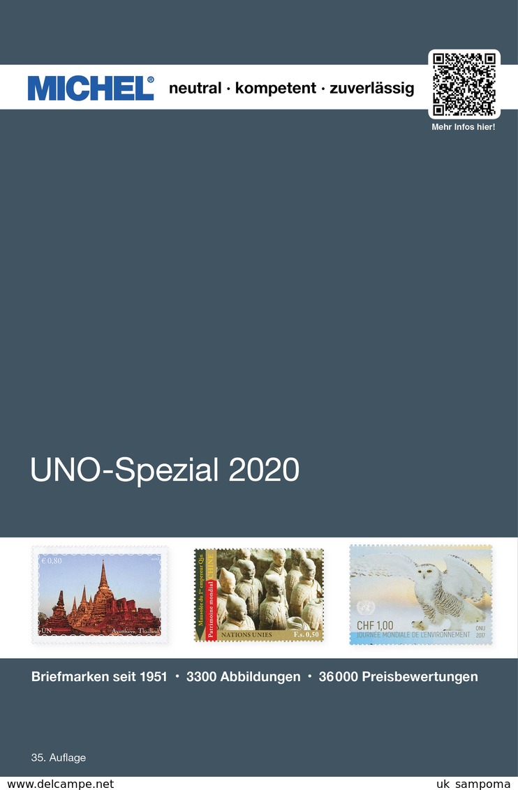 Michel UNO-Spezial-Katalog 2020 Der Postanstalten In New York, Genf Und Wien - Other & Unclassified