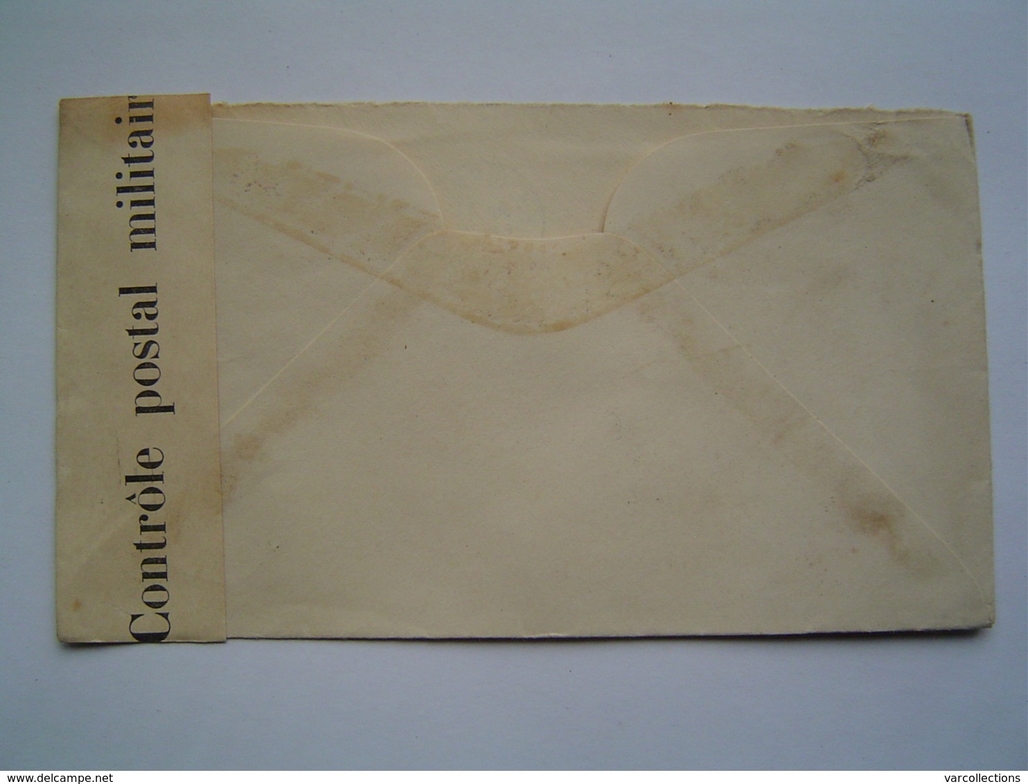 ENVELOPPE Ancienne 1941 : CONTROLE POSTAL MILITAIRE / NEW JERSEY - USA Via PAPEETE / TAHITI / OCEANIE - Covers & Documents