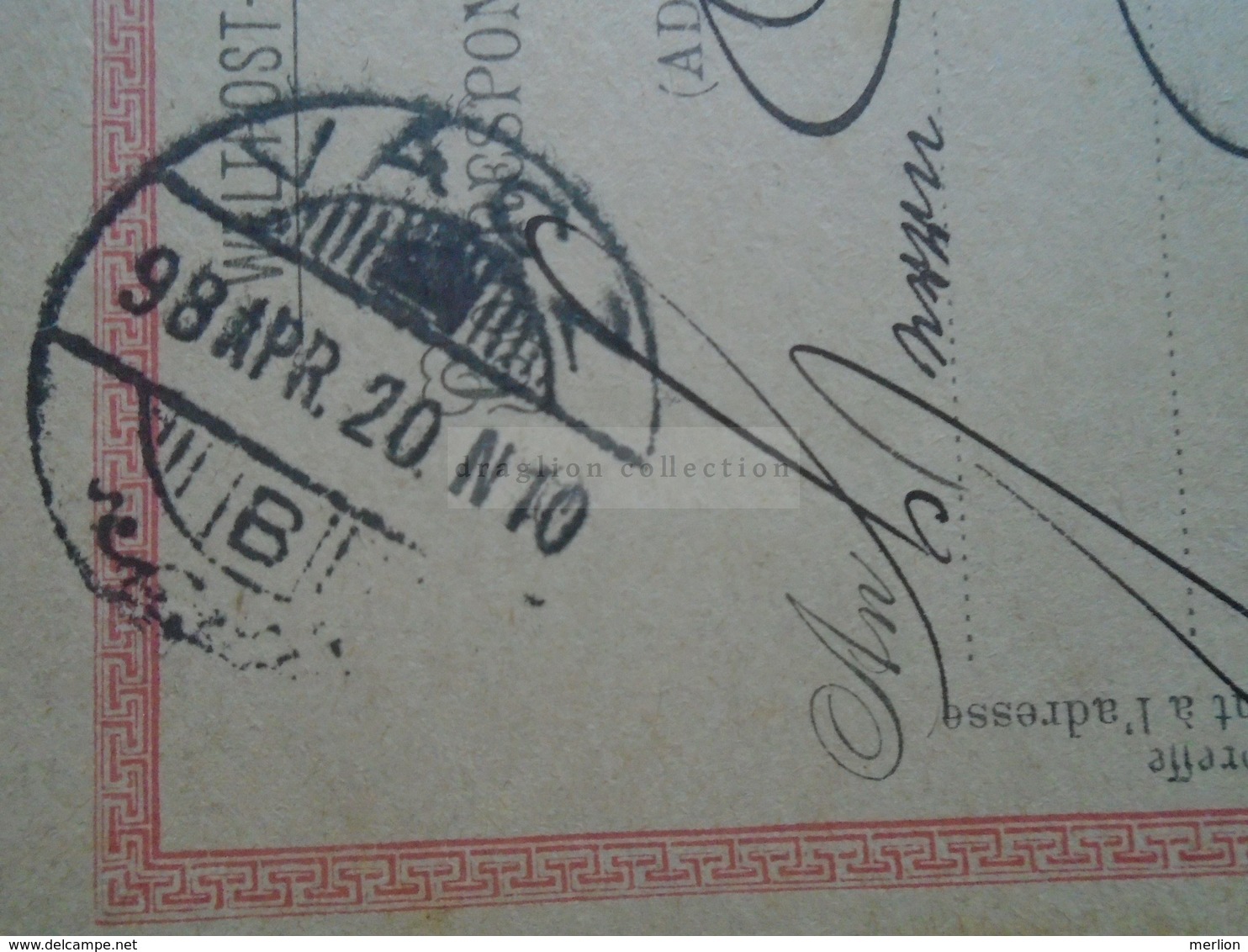 ZA265.7 TURKEY CONSTANTINOPLE II.  ÖSTERREICHISCHE POST  SENT TO VÁCZ  1898 - Eastern Austria