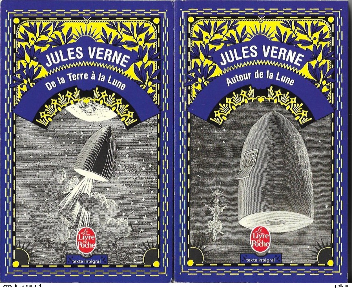 Le Livre De Poche Coffret Spécial 2 Romans - De La Terre à La Lune & Autour De La Lune - Jules Verne - 2009 TB - Livre De Poche