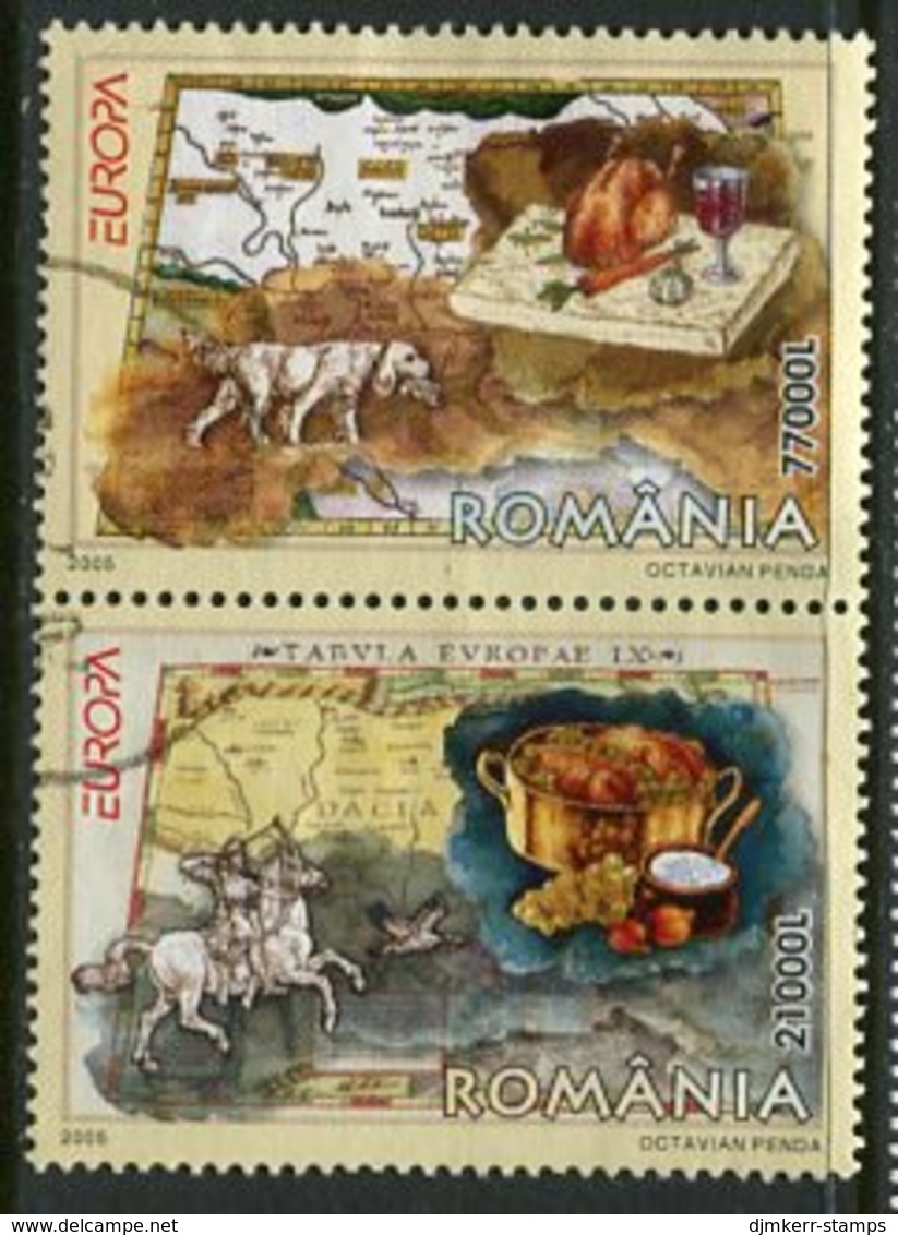 ROMANIA 2005 Europe: Gastronomy  Used.  Michel 5935-36 - Used Stamps