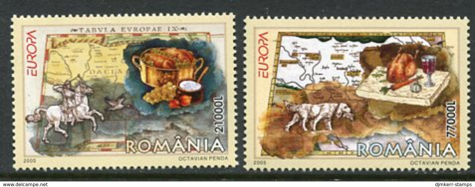ROMANIA 2005 Europe: Gastronomy  MNH / **.  Michel 5935-36 - Nuevos