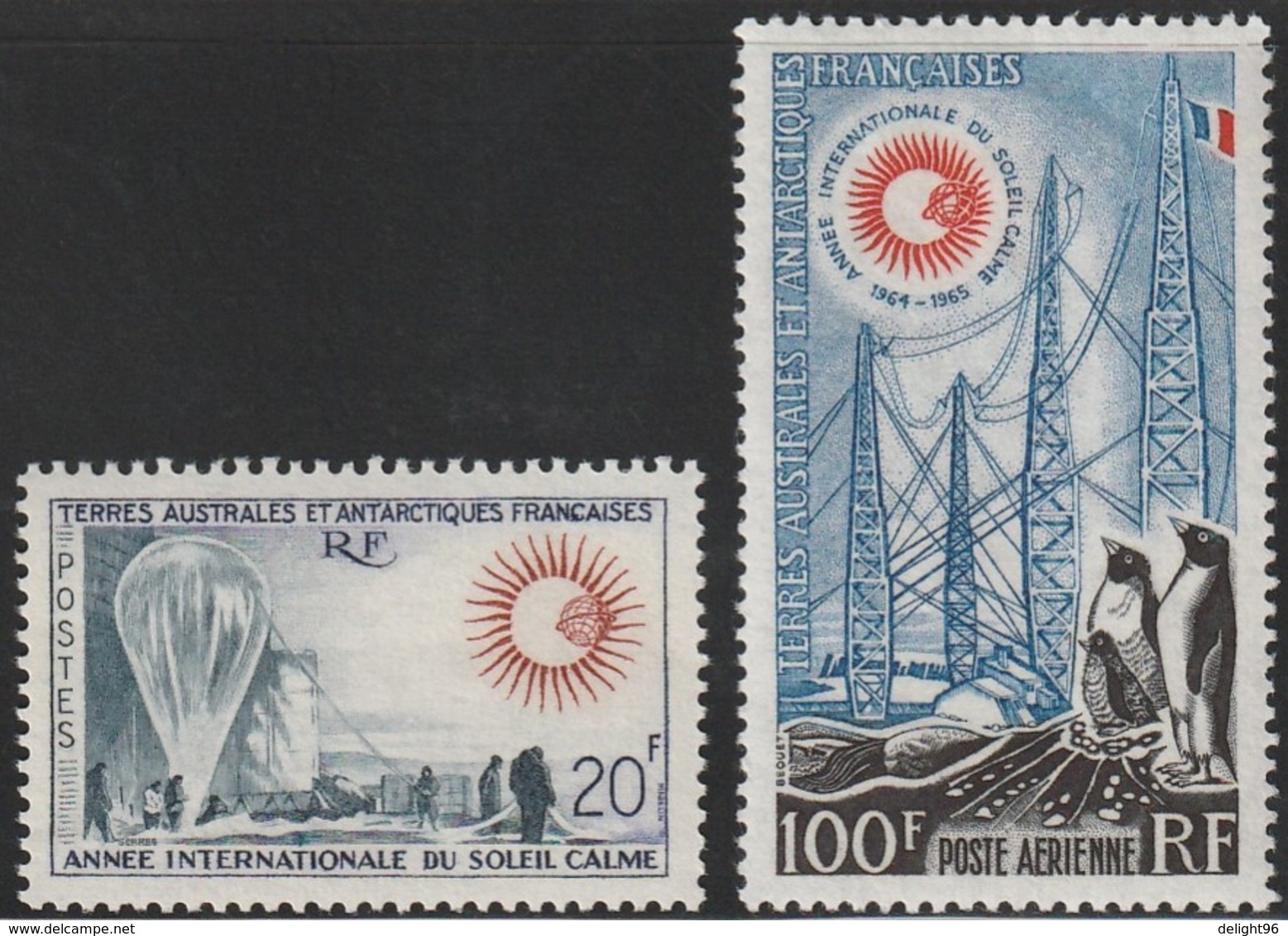 1963 TAAF / FSAT International Year Of The Quiet Sun Set (** / MNH / UMM) - Pinguini