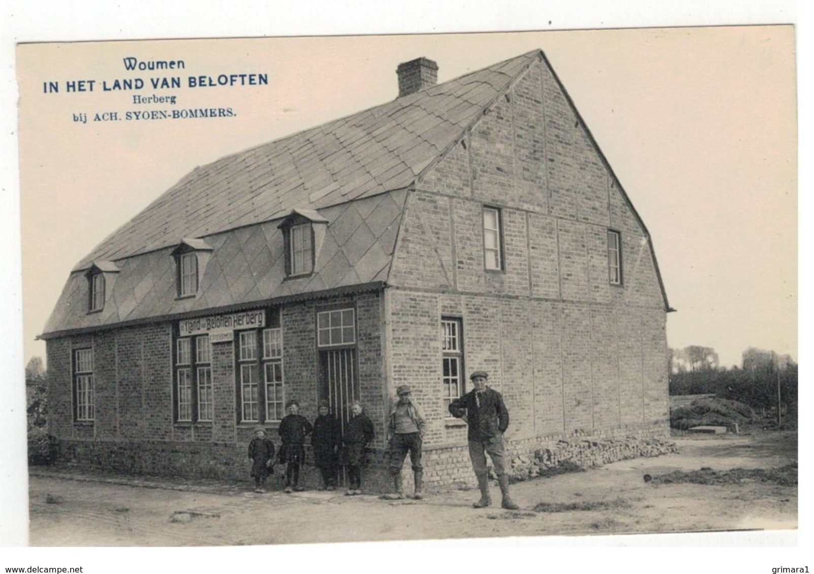 Woumen  IN HET LAND VAN BELOFTEN Herberg Bij ACH.SYOEN-BOMMERS - Diksmuide