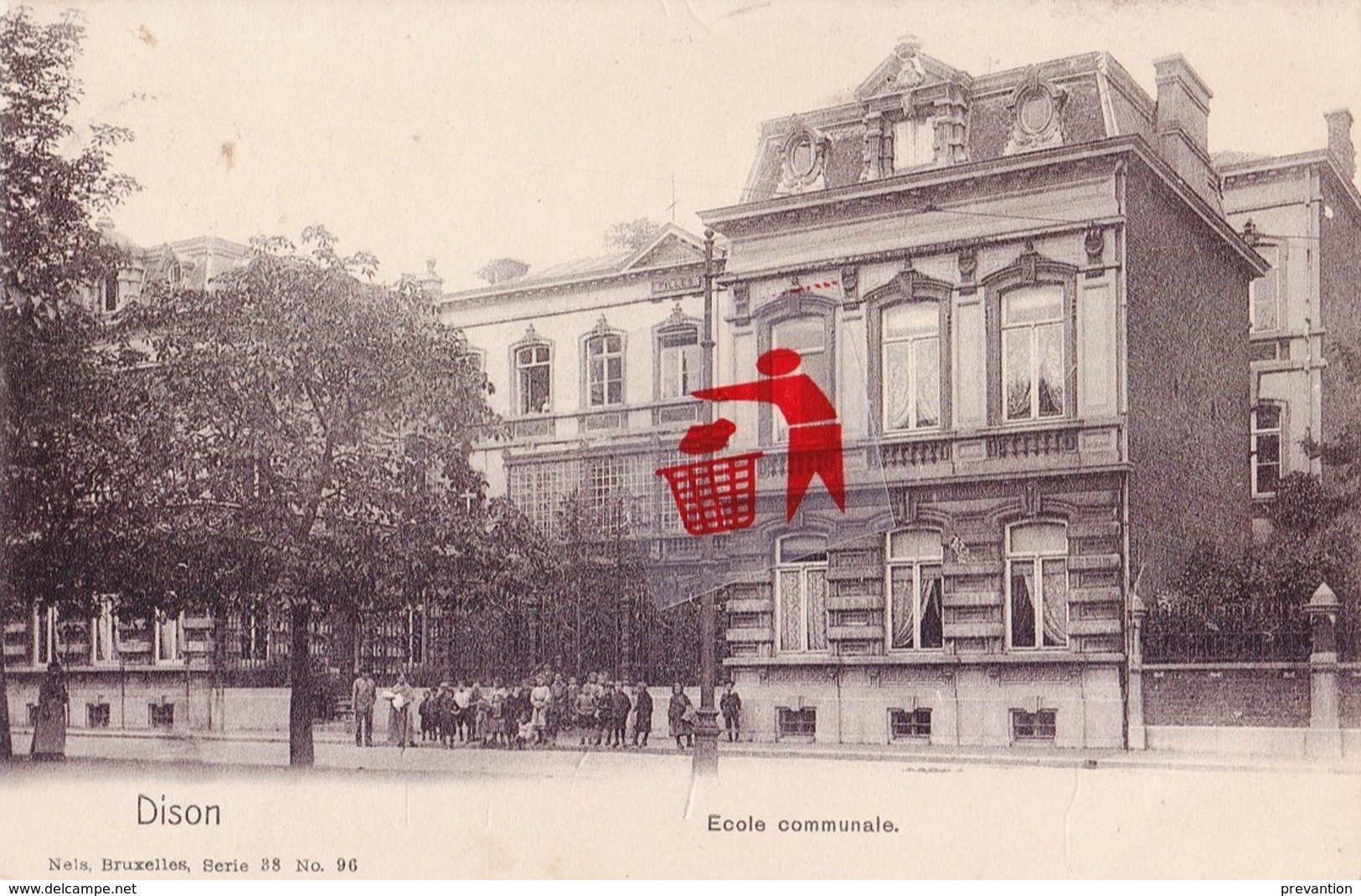 DISON - Ecole Communale - Carte Animée - Dison