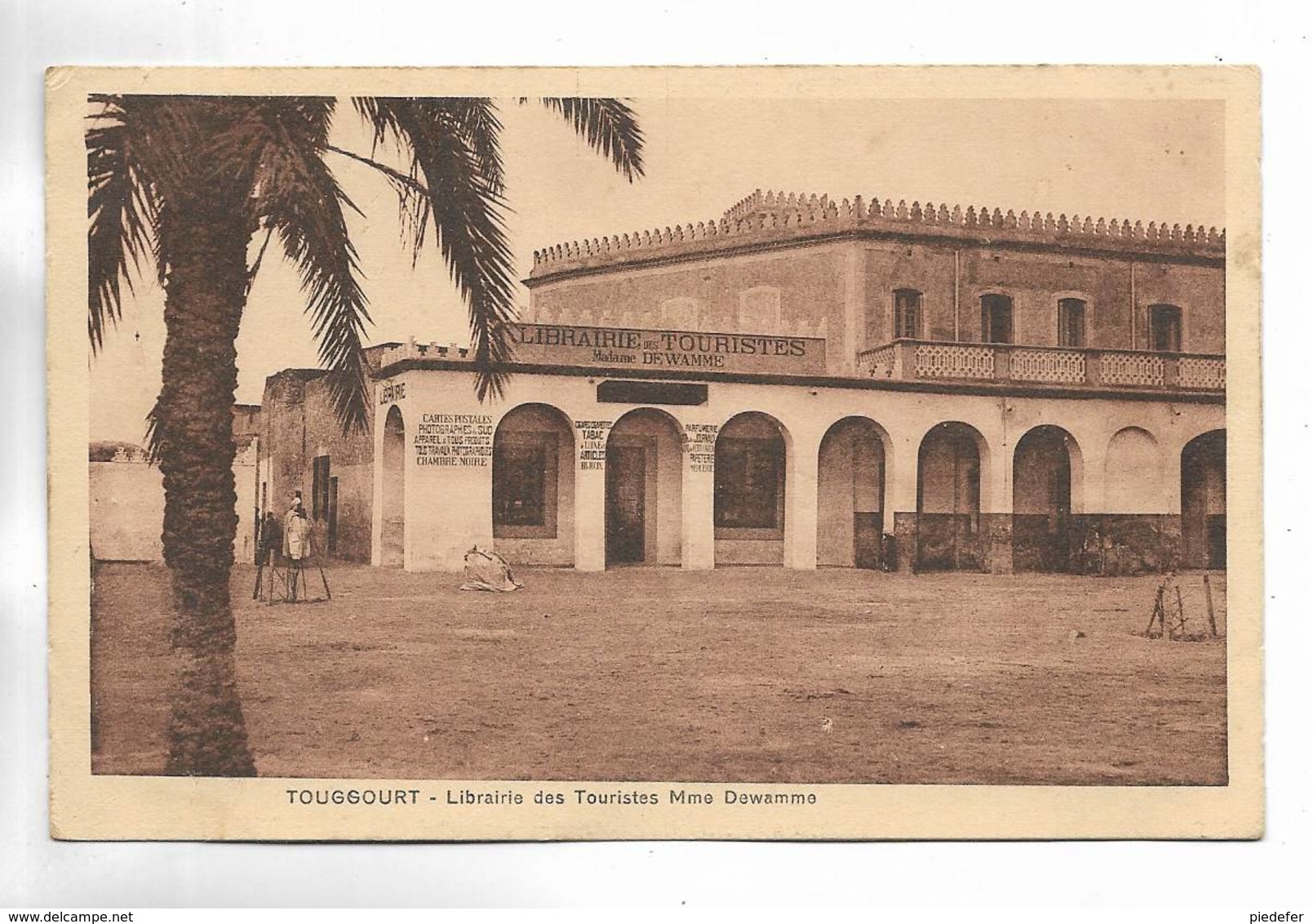 ALGERIE - TOUGGOURT - Librairie Des Touristes Mme Dewamme - Autres & Non Classés