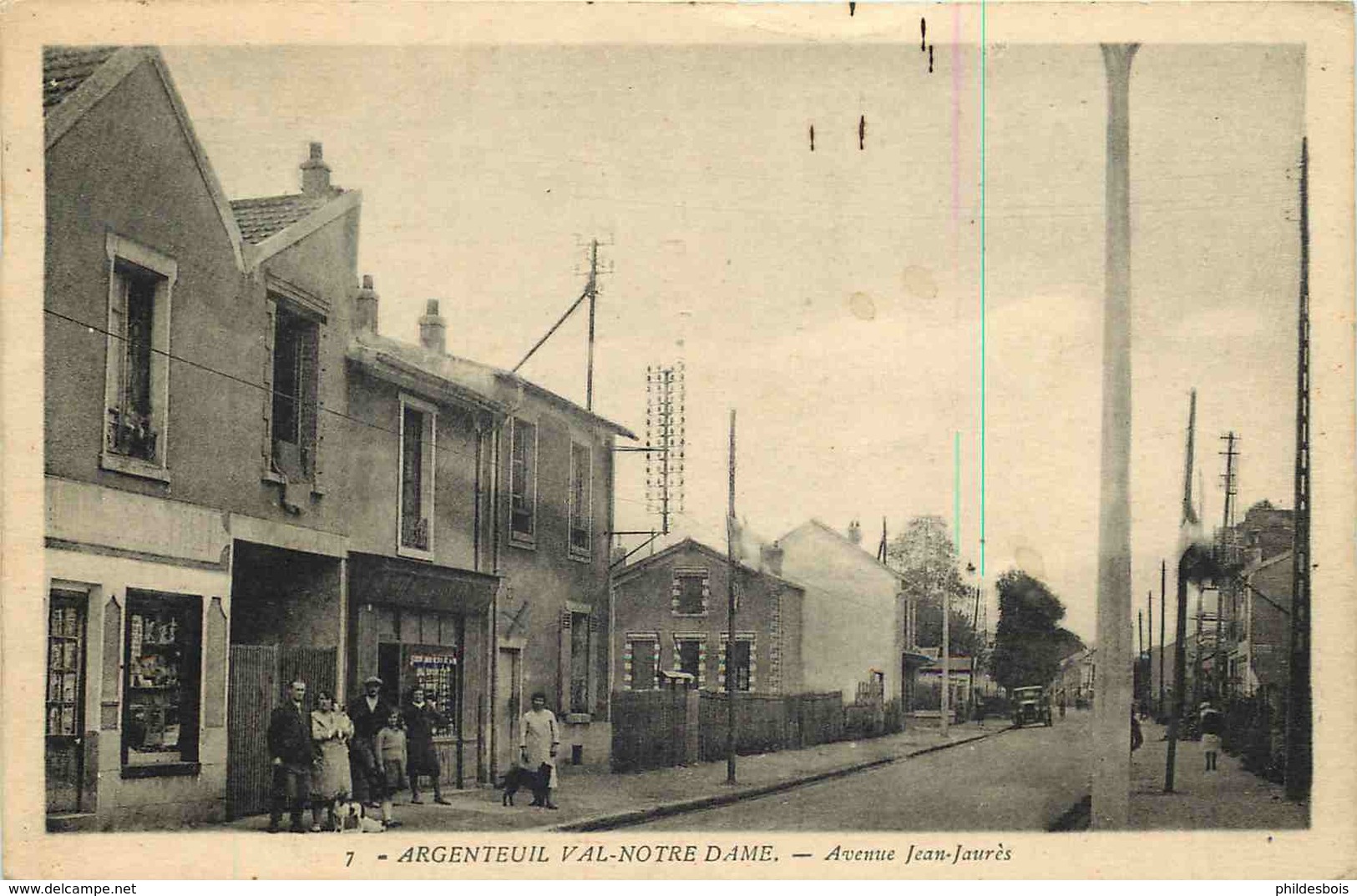 VAL D'OISE  ARGENTEUIL  Val  Notre Dame  Avenue Jean Jaures - Argenteuil