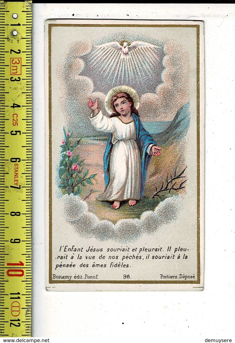 KL 3616 - L ENFANT JESUS SOURIAIT  ET PLEURAIT - Images Religieuses