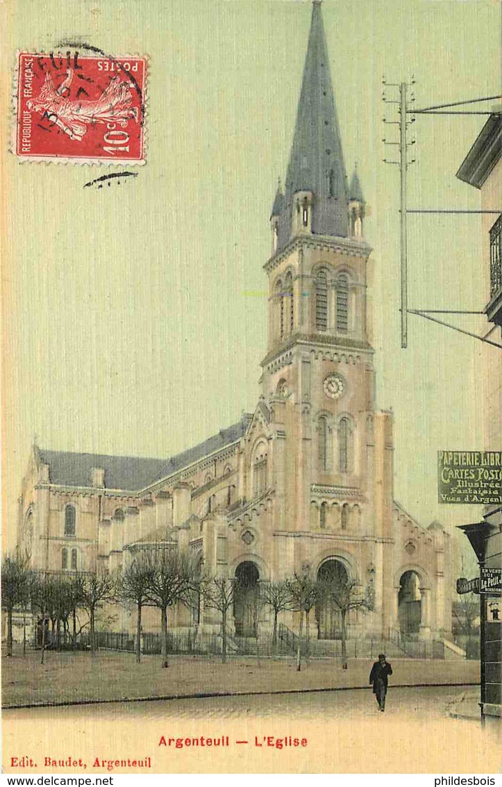 VAL D'OISE  ARGENTEUIL  L'église - Argenteuil