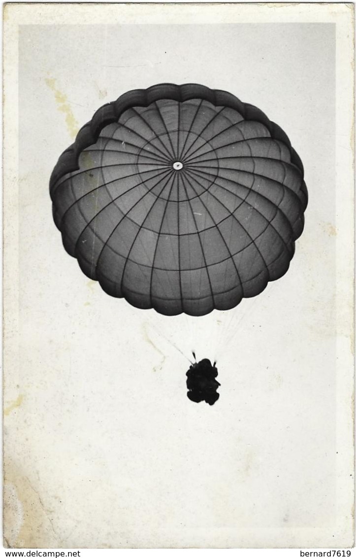 Aviation Parachutisme Carte Photo - Parachutting