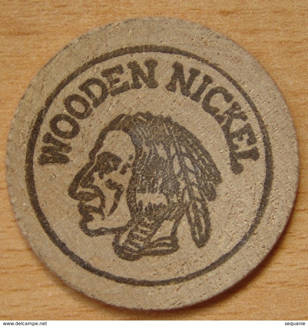 USA PORTO RICO  Wooden Nickel 22 Décembre 1970 - Professionnels/De Société