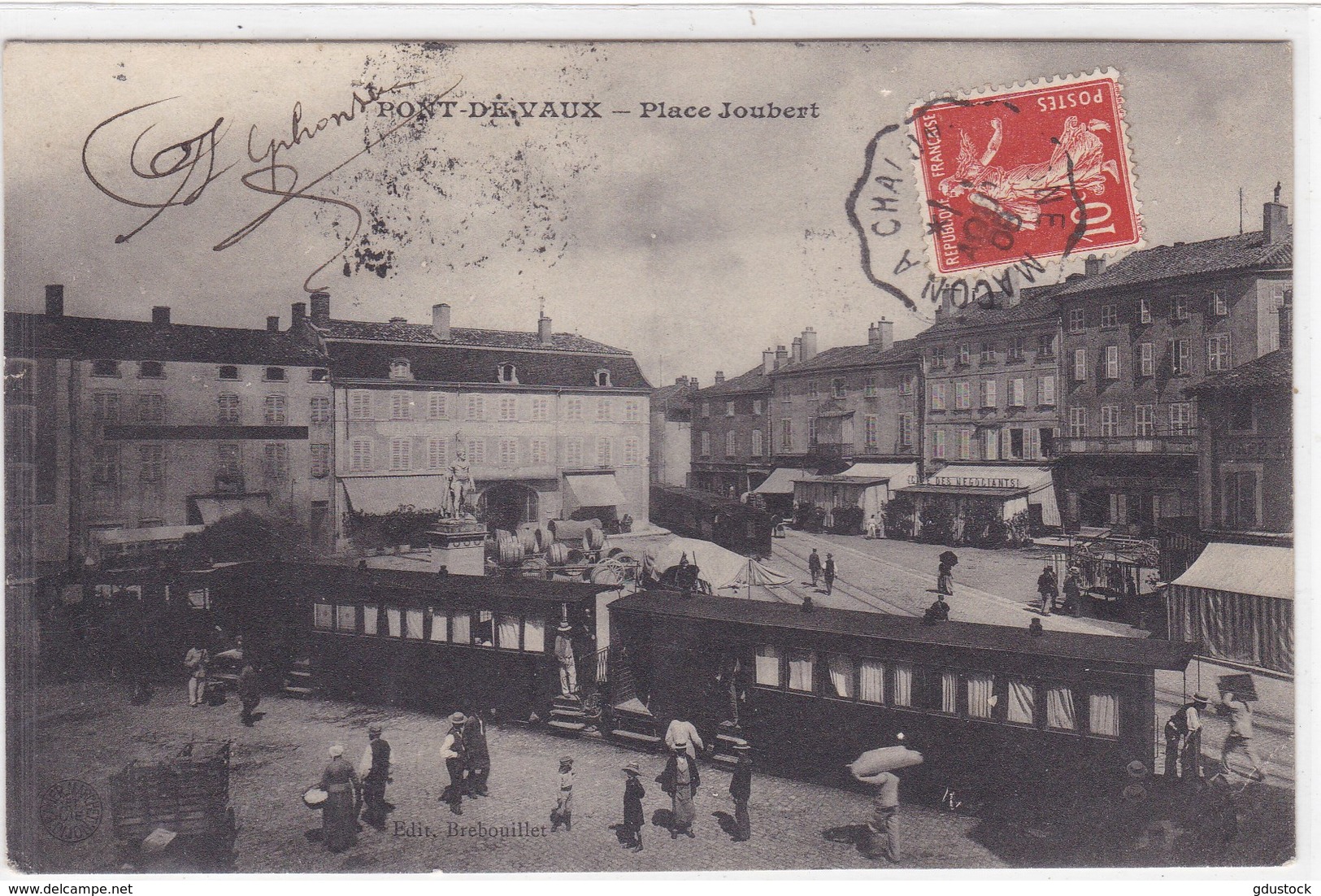 Ain - Pont-de-Vaux - Place Joubert - Pont-de-Vaux