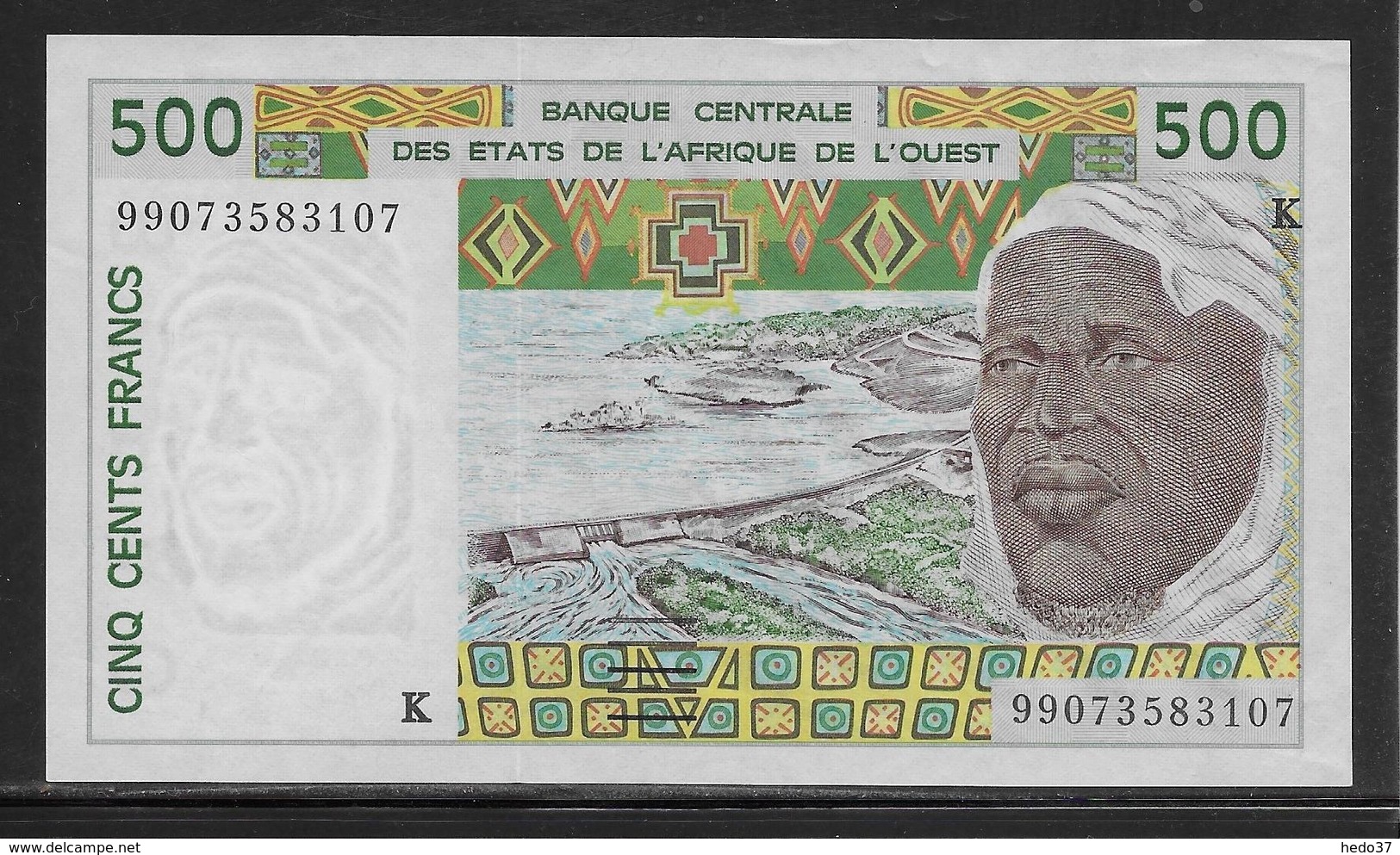 Sénégal - 500 Francs - Pick N°710Kj - SPL - Sénégal