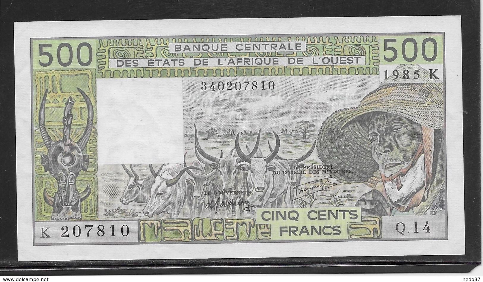 Sénégal - 500 Francs - Pick N°710Kh - SPL - Sénégal